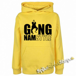 GANGNAM STYLE - žltá pánska mikina