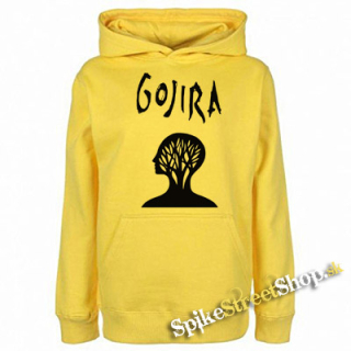 GOJIRA - Crest - žltá pánska mikina