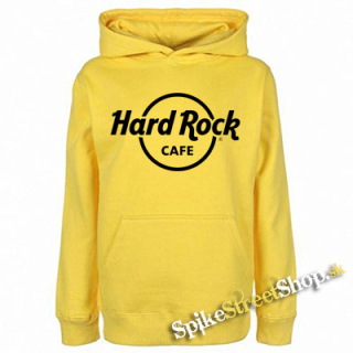 HARDROCK CAFE - žltá pánska mikina