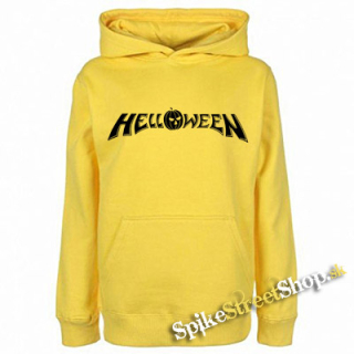 HELLOWEEN - Logo - žltá pánska mikina