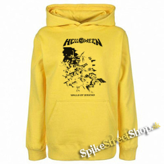 HELLOWEEN - Walls Of Jericho - žltá pánska mikina