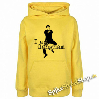 I AM GANGNAM - žltá pánska mikina