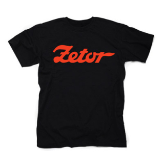 ZETOR - Červené Logo - čierne detské tričko