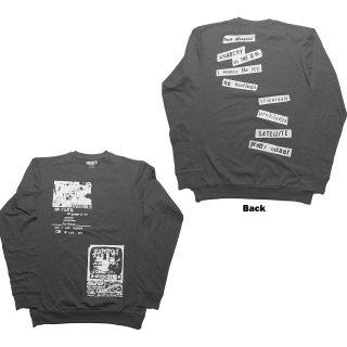 SEX PISTOLS - 100 Club - sivé pánske tričko s dlhými rukávmi