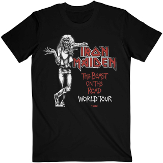 IRON MAIDEN - Beast Over Hammersmith World Tour '82 - čierne pánske tričko