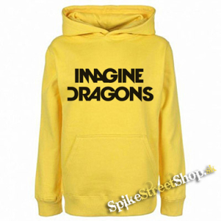 IMAGINE DRAGONS - Logo - žltá pánska mikina