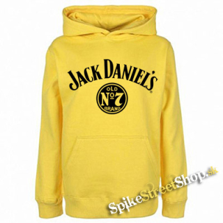 JACK DANIELS - Old No 7 Brand - žltá pánska mikina