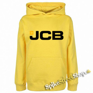 JCB - Logo - žltá pánska mikina