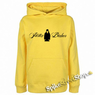 JUSTIN BIEBER - žltá pánska mikina