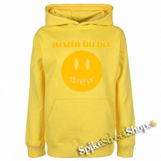 JUSTIN BIEBER - Drew - žltá pánska mikina