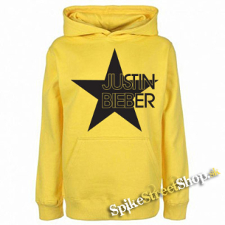 JUSTIN BIEBER - Star - žltá pánska mikina