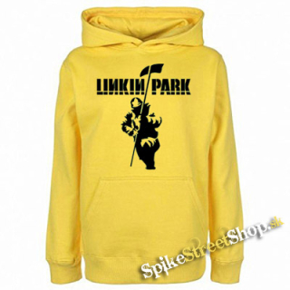 LINKIN PARK - Hybrid Theory Icon - žltá pánska mikina