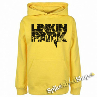 LINKIN PARK - Logo 2 - žltá pánska mikina