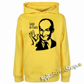 LOUIS DE FUNÉS - Portrait - žltá pánska mikina