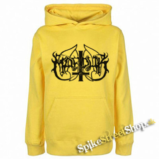 MARDUK - Logo Black - žltá pánska mikina