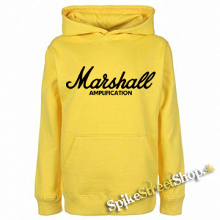 MARSHALL -  Logo - žltá pánska mikina