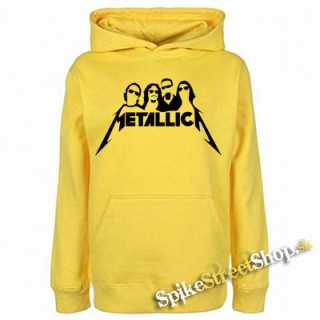 METALLICA - Hardwired Band - žltá pánska mikina