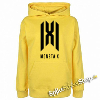 MONSTA X - Logo - žltá pánska mikina
