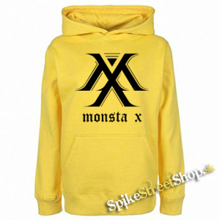 MONSTA X - Logo Twitter - žltá pánska mikina