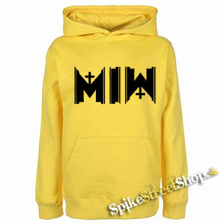 MOTIONLESS IN WHITE - Cemetery Logo - žltá pánska mikina
