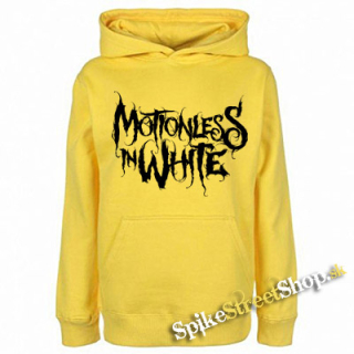 MOTIONLESS IN WHITE - Logo - žltá pánska mikina