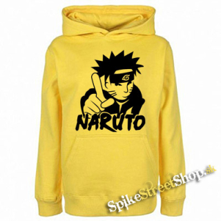 NARUTO - MANGA - žltá pánska mikina