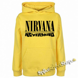 NIRVANA - Nevermind - žltá pánska mikina