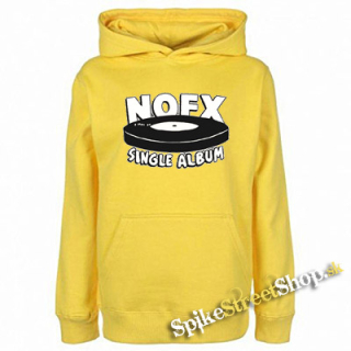 NOFX - Single Album - žltá pánska mikina