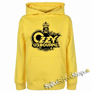 OZZY OSBOURNE - Logo - žltá pánska mikina