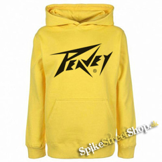 PEAVEY - Logo - žltá pánska mikina