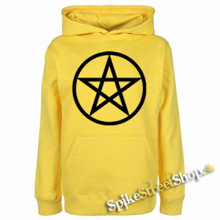 PENTAGRAM - Kladný - žltá pánska mikina