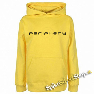 PERIPHERY - Logo 2 - žltá pánska mikina
