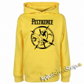 PESTILENCE - Crest - žltá pánska mikina