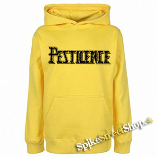 PESTILENCE - Logo - žltá pánska mikina