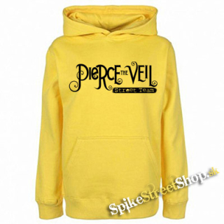 PIERCE THE VEIL - Logo - žltá pánska mikina