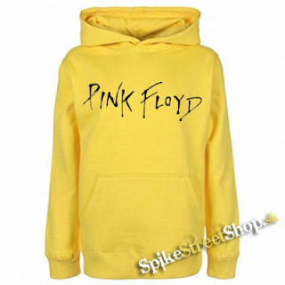 PINK FLOYD - Logo - žltá pánska mikina