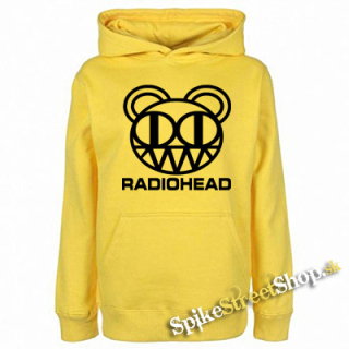 RADIOHEAD - Logo - žltá pánska mikina