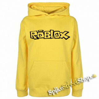 ROBLOX - Logo - žltá pánska mikina