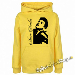 SHAWN MENDES - Logo And Portrait - žltá pánska mikina