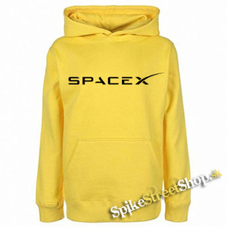 SpaceX - Logo - žltá pánska mikina