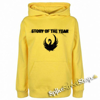 STORY OF THE YEAR - Logo - žltá pánska mikina