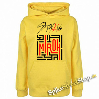 STRAY KIDS - MIROH Cover Album - žltá pánska mikina