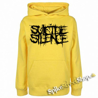 SUICIDE SILENCE - Logo - žltá pánska mikina