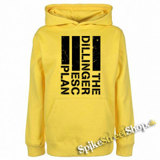 THE DILLINGER ESCAPE PLAN - Logo - žltá pánska mikina