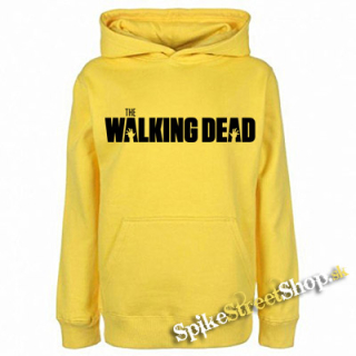 THE WALKING DEAD - Logo 2 - žltá pánska mikina