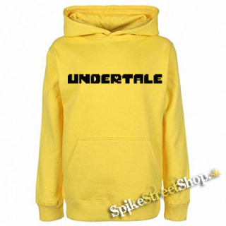 UNDERTALE - Logo - žltá pánska mikina