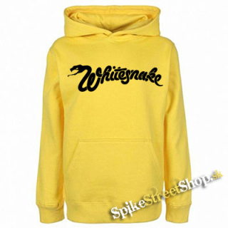 WHITESNAKE - Logo - žltá pánska mikina