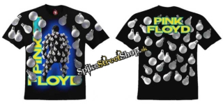 PINK FLOYD - Lightbulb Man Tour - čierne pánske tričko 
