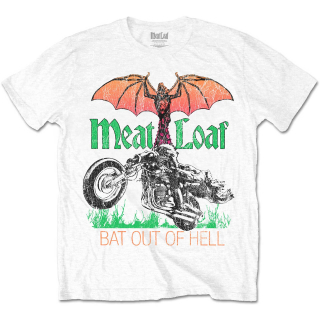 MEAT LOAF - Bat Out Of Hell - biele pánske tričko