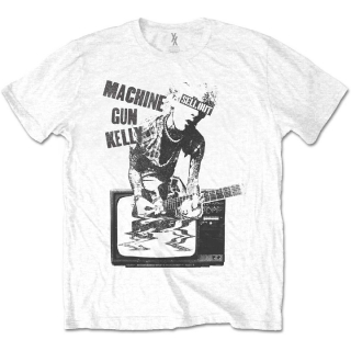 MACHINE GUN KELLY - TV Warp - biele pánske tričko